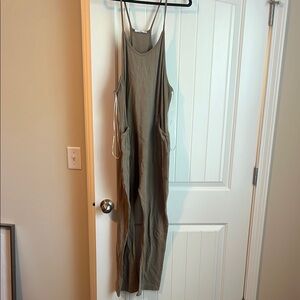 Stylish Olive Green Jumpsuit